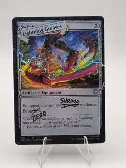 Deadpool Lightning Greaves Confetti Pool Party FOIL Secret Lair MTG 🔮 A - Image 1