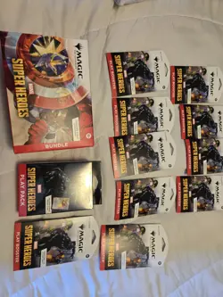 Ulmate Mtg Super Bundle & 10 Extra Booster Packs With The Marvel Play Pack - Image 1