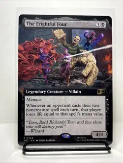 The Frightful Four (Non-foil) [Ext. Art] Commander: Marvel Super Heroes 0349 MTG - Image 1