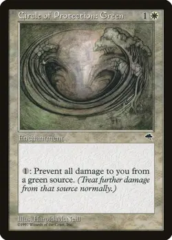NM - Circle of Protection: Green [TMP - 10] Tempest - Image 1