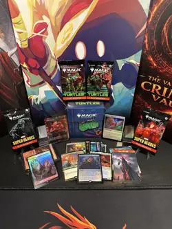 Magic the Gathering, All Foil Mix Lot + Packs + 10 Foil Rares, 100+ NM Card Lot - Image 2