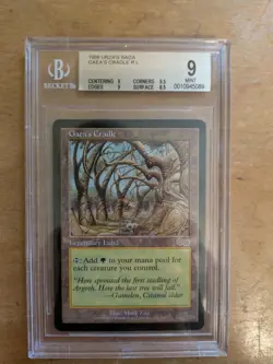 MTG Gaea's Cradle Urza's Saga GRADED BGS 9 MINT - Image 1