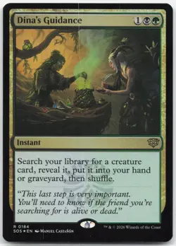 Dina's Guidance 184 R Secrets of Strixhaven Magic: The Gathering Near Mint - Image 1