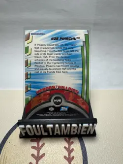 Pokemon Topps Heroes And Villains Foil Card Pikachu HV6 - Image 2