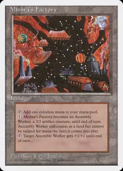 Mishra's Factory - Fourth Edition - MTG (MP) - Image 1