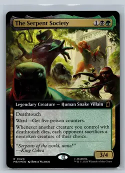 Marvel Super Heroes The Serpent Society Foil (Extended Art) 424 - Image 1