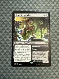MTG Grave Researcher #0085 Rare Secrets of Strixhaven (SOS) - Image 1