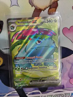 2023 Pokemon 151 Venusaur EX 182/165 Ultra Rare - Image 1