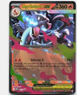 Mega Charizard X ex 029 Holo Promo ME: Mega Evolution Promo Pokemon Near Mint - Image 1