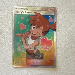 Pokemon Misty's Favor (Full Art) 235/236 SM-Unified Minds Holo English - Image 1