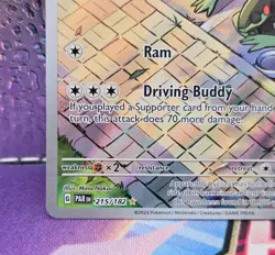 Pokemon TCG Cyclizar Paradox Rift 215/182 Illustration Rare - Image 4