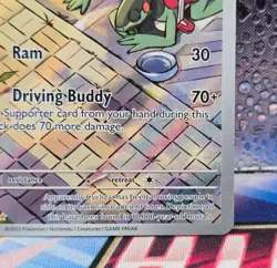 Pokemon TCG Cyclizar Paradox Rift 215/182 Illustration Rare - Image 5