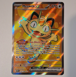 The Pokemon Company Meowth ex 107/088 Prismatic Evolutions Full Art Holo PT - Image 1