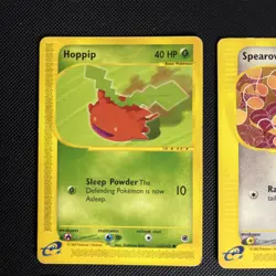 Expedition Base Set Pokemon Card Lot MP Krabby Spearow Machop Hoppip Common - Image 2