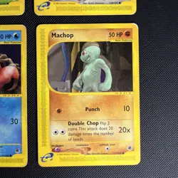 Expedition Base Set Pokemon Card Lot MP Krabby Spearow Machop Hoppip Common - Image 4