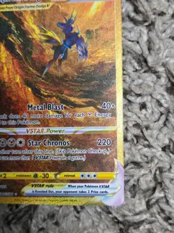 Origin Forme Dialga VSTAR GG68/GG70 Crown Zenith Pokemon Card 2023 Gold - Image 3