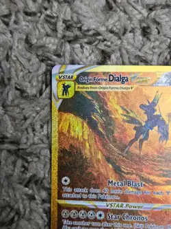 Origin Forme Dialga VSTAR GG68/GG70 Crown Zenith Pokemon Card 2023 Gold - Image 5