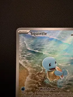 Pokemon TCG Squirtle 170/165 Scarlet & Violet 151 Holo Illustration Rare NM - Image 2