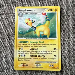 Ampharos 1/127 Holo Rare Platinum Pokemon Card LP Lightly Played - Image 1