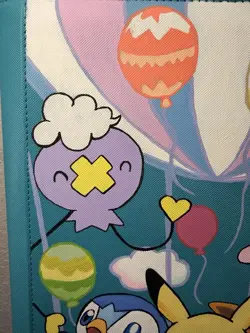 Pokemon Pikachu and Friends Cute Hand Painted 9-Pocket TCG Binder - Image 2
