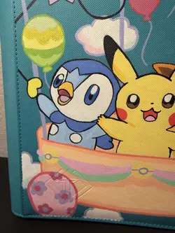 Pokemon Pikachu and Friends Cute Hand Painted 9-Pocket TCG Binder - Image 4
