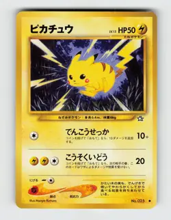 Pikachu NO. 025 Common Neo Genesis Pokemon 2000 Lightly Played - Image 1