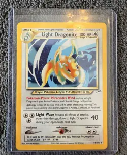 The Pokemon Company Light Dragonite 14/105 Neo Destiny Holo Rare Unlimited 100HP - Image 3