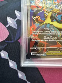 2025 POKEMON MEG EN-MEGA EVOLUTION ULTRA RARE #160 MEGA LUCARIO EX PSA 10 - Image 4