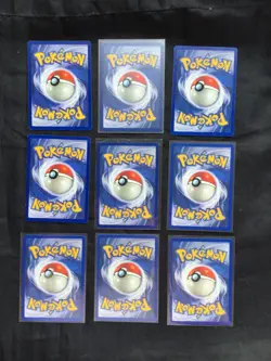 Pokemon Cards: Shadowless Base Set 54 Card Non-Holo Lot - Image 2