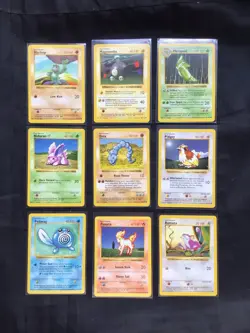Pokemon Cards: Shadowless Base Set 54 Card Non-Holo Lot - Image 5