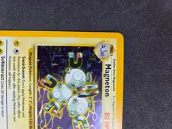 Magneton 11/62 Fossil Holo Pokemon TCG Card Vintage WOTC Rare LP - Image 5