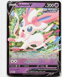 Sylveon V SWSH202 Holo Promo Sword & Shield Promo Pokemon Near Mint - Image 1