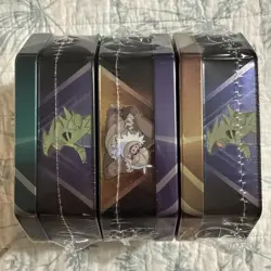 Pokemon Triple Whammy Tin Set of 3 - Tyranitar, Slaking, Darkrai Factory Sealed - Image 2