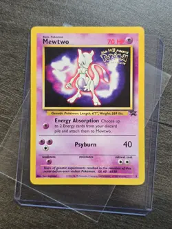 Mewtwo 3 Pokemon TCG Wizards Black Star Promos Ken Sugimori LP+ - Image 1