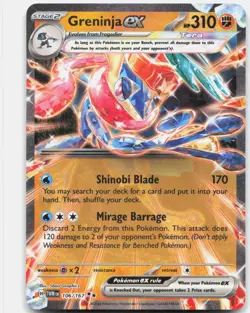 Greninja ex 106/167 Double Rare Twilight Masquerade Pokemon Near Mint - Image 1