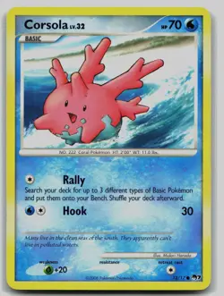 Pokemon TCG Corsola POP Series 7 013/017 LP - Image 1