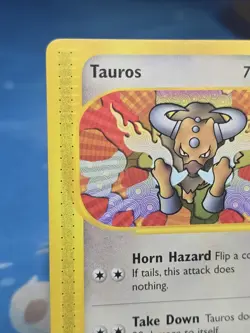 Tauros 133/165 Common Expedition Base Set Pokemon Cards - Image 2