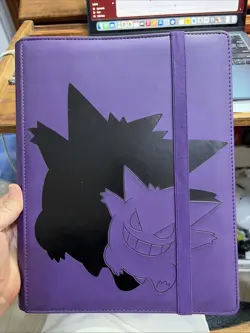 Elite Gengar 9-Pocket Zippered PRO Binder for Pokemon Holds 360 cards - Image 1