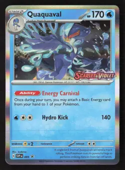 Quaquaval (Prerelease) 005 Pokemon SV: Scarlet & Violet Promo Cards SVP Promo NM - Image 2
