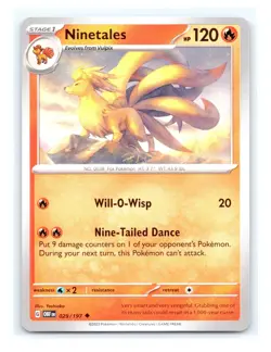 Ninetales 029/197 - Scarlet & Violet Obsidian Flames - Uncommon - Pokemon TCG - Image 1