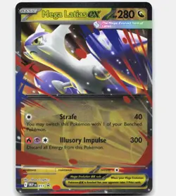 Mega Latias ex 011 Holo Promo ME: Mega Evolution Promo Pokemon Near Mint - Image 1