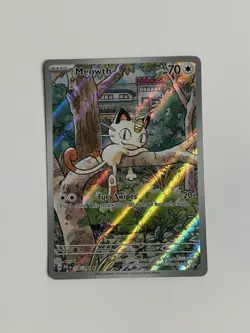 Meowth 106/094 Phantasmal Flames Holo Pokemon Card - Image 1