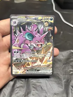 Pokemon Team Rocket's Nidoking ex 233/182 Special Illustration Rare – NM - Image 1
