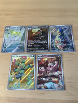 Pokemon TCG Black Bolt White Flare Lot Of 5 Cards / Full Art IR Promo Gurdurr - Image 1