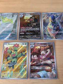 Pokemon TCG Black Bolt White Flare Lot Of 5 Cards / Full Art IR Promo Gurdurr - Image 2