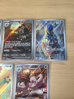 Pokemon TCG Black Bolt White Flare Lot Of 5 Cards / Full Art IR Promo Gurdurr - Image 4