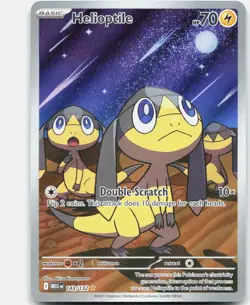 Helioptile 143/132 Illustration Rare Mega Evolution Pokemon Near Mint - Image 1