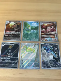 Pokemon TCG Black Bolt White Flare Lot Of 6 Cards / Full Art IR Promo Deerling - Image 1