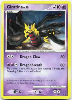 Giratina 28/127 Rare Platinum Pokemon Near Mint - Image 1