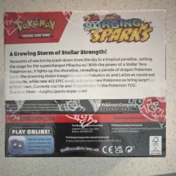 Pokemon TCG Scarlet & Violet Surging Sparks Booster Box 36 Packs New Sealed - Image 3